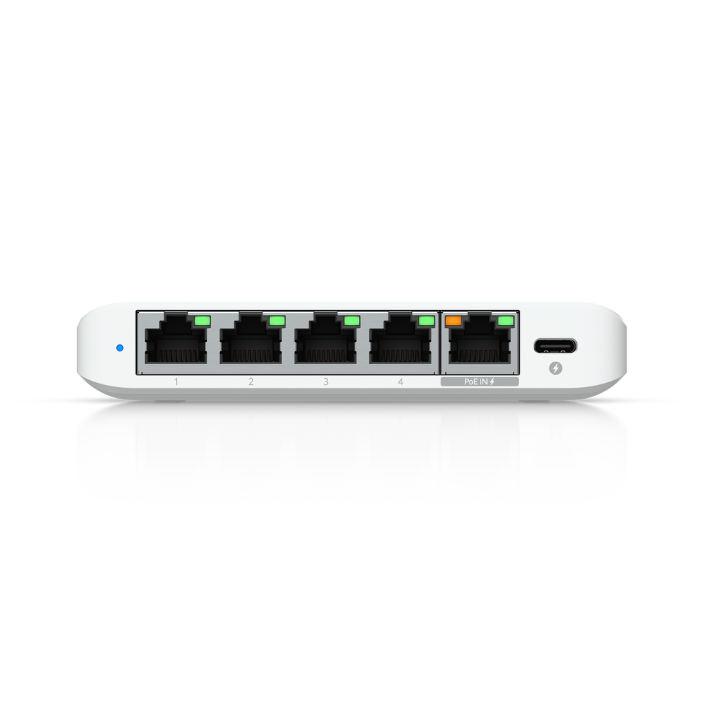 UniFi Flex Mini 2.5G — przełącznik 5-portowy EU — zdjęcie producenta 2
