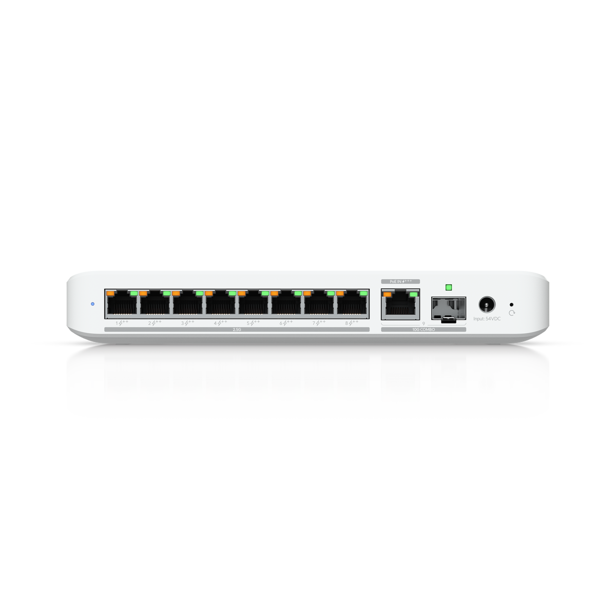 UniFi Flex 2.5G PoE — przełącznik 8-portowy PoE++ — zdjęcie producenta 2