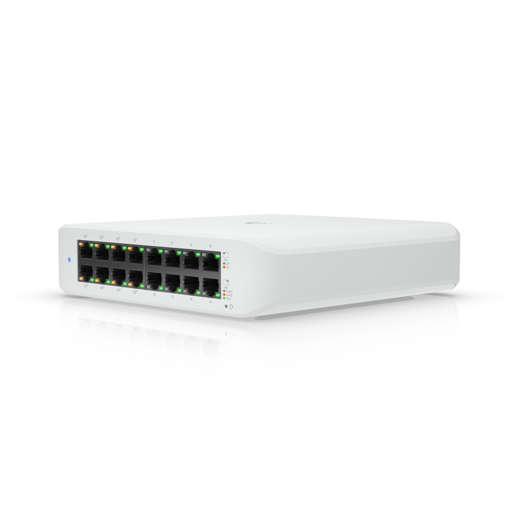 UniFi Switch Lite 16 PoE — przełącznik EU — zdjęcie producenta 1