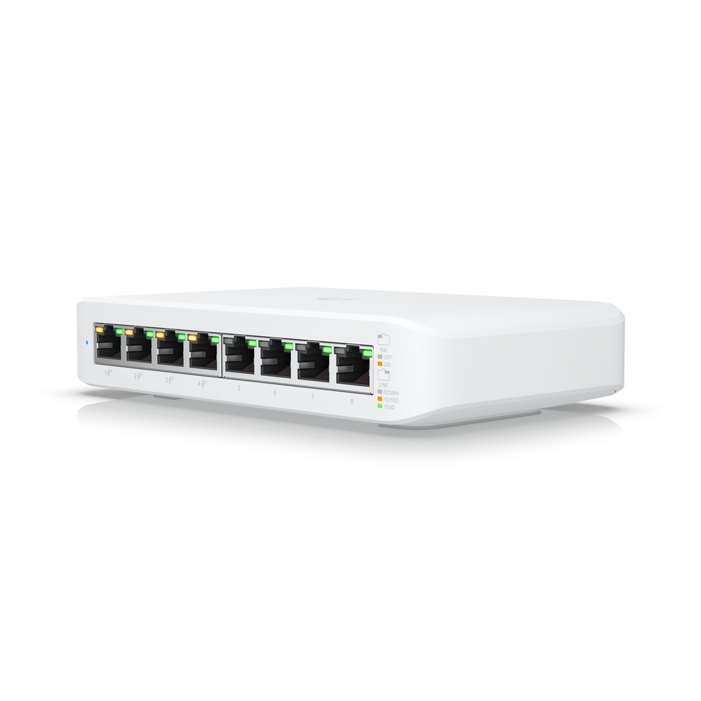 UniFi Switch Lite 8 PoE — przełącznik EU — zdjęcie producenta 1