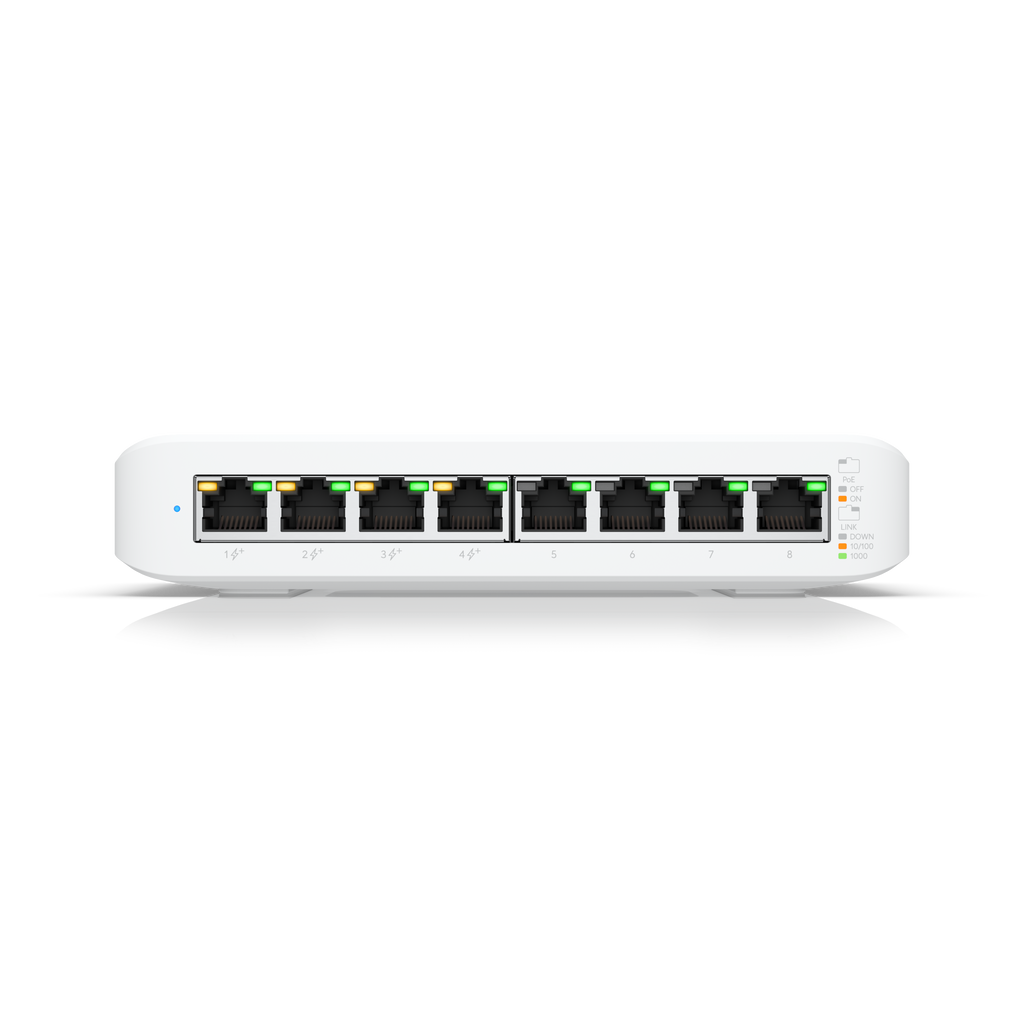 UniFi Switch Lite 8 PoE — przełącznik EU — zdjęcie producenta 2